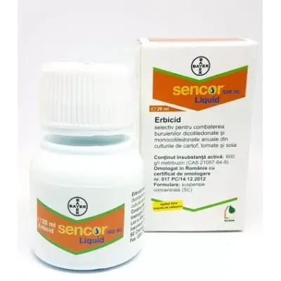 Erbicid Sencor Liquid 600 SC 20 ml